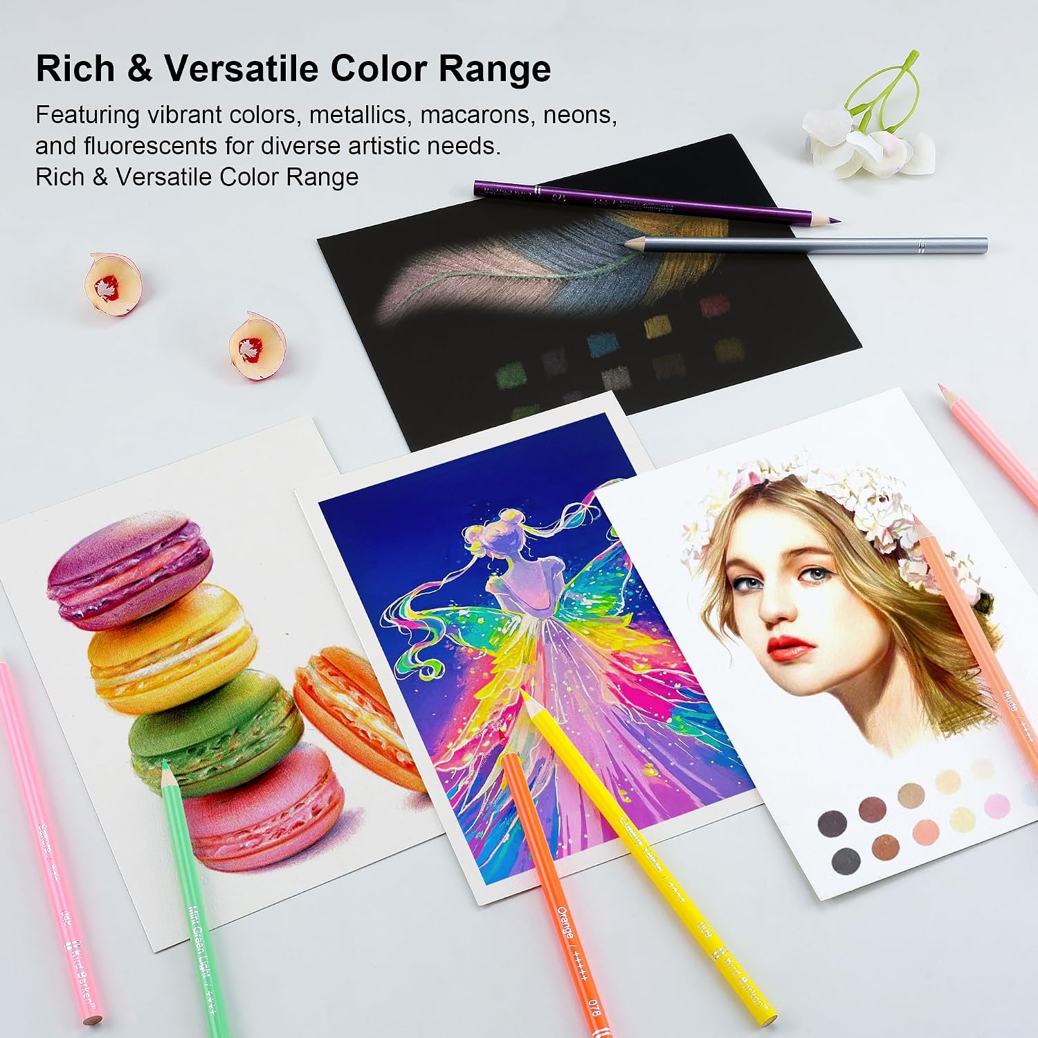 Kird Barken 80-Color Premium Art Pencil Set - Hình 7