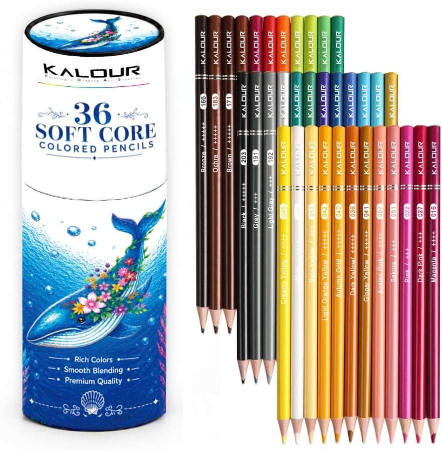 Kalour 72 Soft Core Professional Colored Pencils - Hình 9