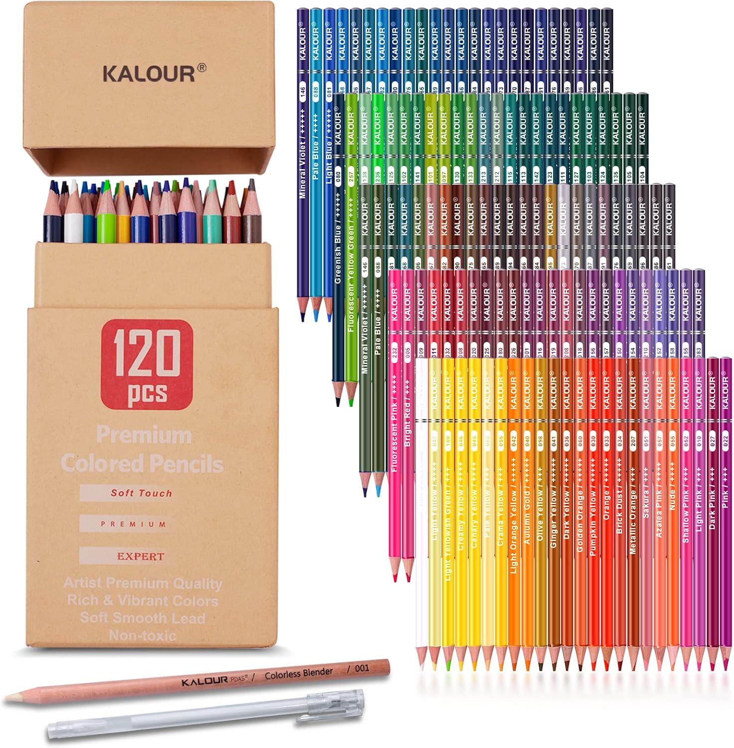 Kalour 72 Soft Core Professional Colored Pencils - Hình 8