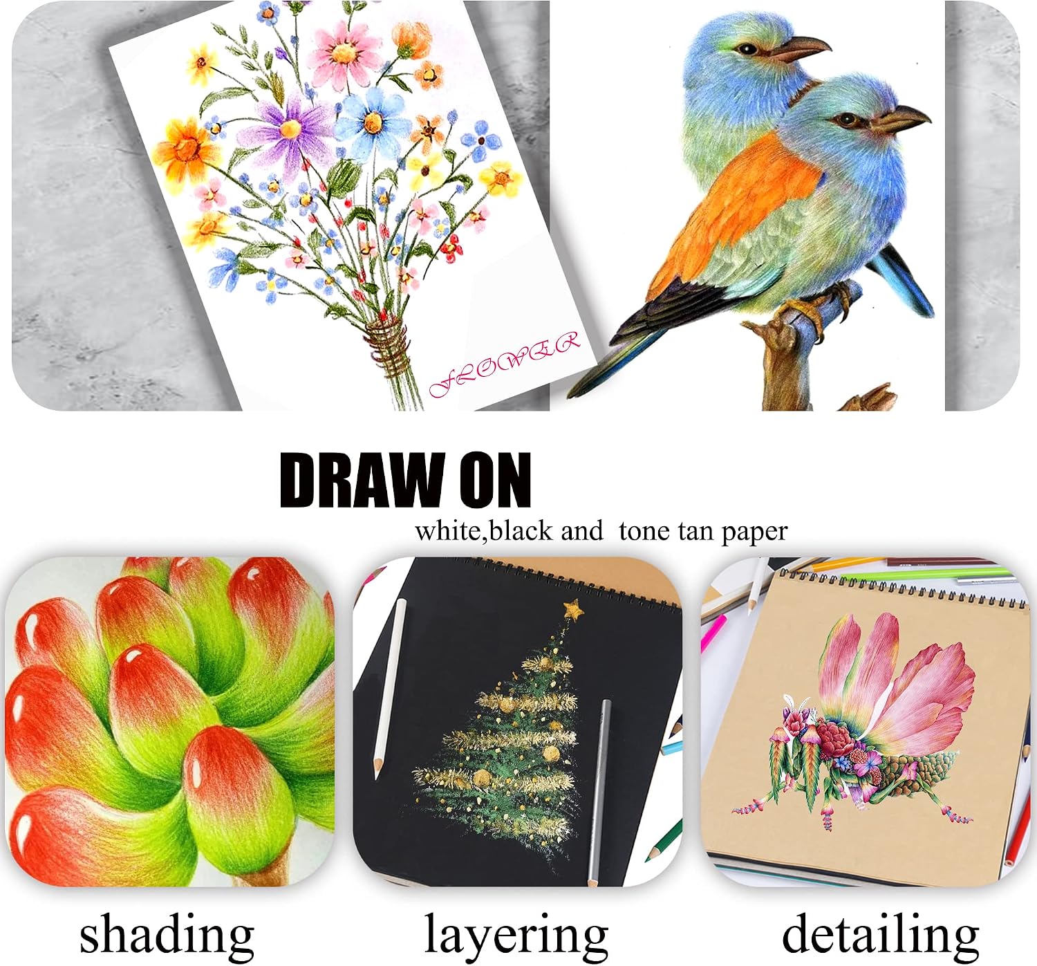Kalour 72 Soft Core Professional Colored Pencils - Hình 5